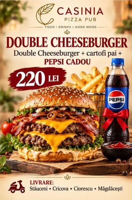 Combo Double Cheeseburger